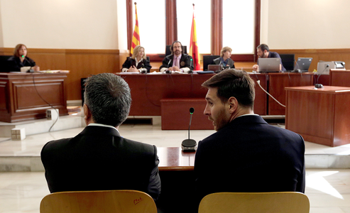 Spain prosecutors ask Messi be absolved in fraud trial