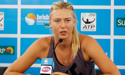 Sharapova to appeal two-year doping ban