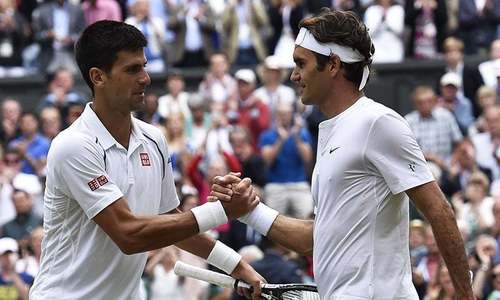 History on line as Djokovic, Federer get Wimbledon under way History on line as Djokovic, Federer get Wimbledon under way