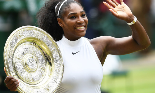 Serena Williams wins seventh Wimbledon, record-equalling 22nd major title