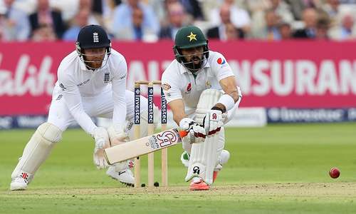 Misbah silences critics, scores remarkable century at Lord&rsquo;s
