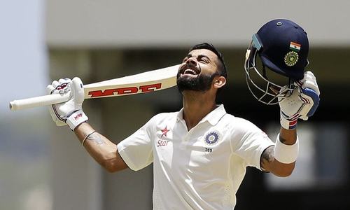 Kohli makes history with first double century in Tests Kohli makes history with first double century in Tests
