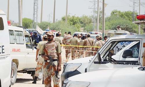 Rangers man killed, 15 injured in twin Larkana blasts