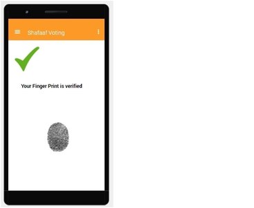 Fingerprint verification on the app