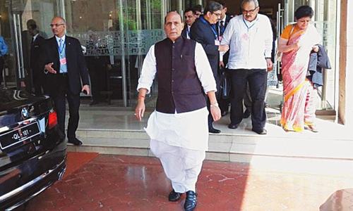 Rajnath leaves Saarc meeting abruptly amid bitterness