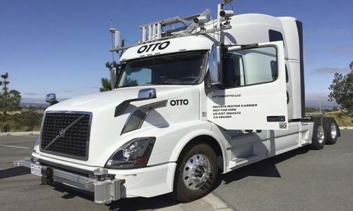 Self-driving start-up Otto to test with truckers by year's end