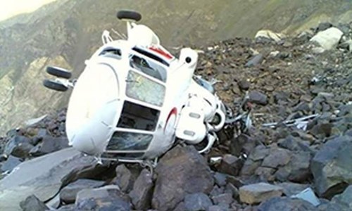 Punjab govt&rsquo;s helicopter crash-lands in Afghanistan
