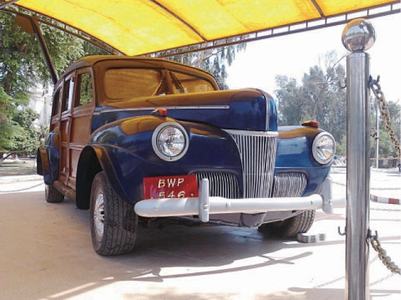 Nawab&rsquo;s vintage car on display