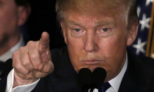 Trump lashes out at 'crooked media'