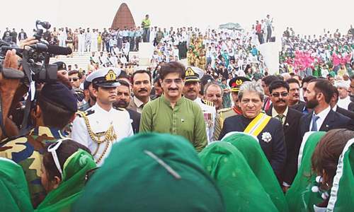Sindh CM, governor lay foundation of first phase of K-IV water project