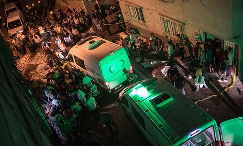 At least 50 killed in Turkey wedding attack near Syria border