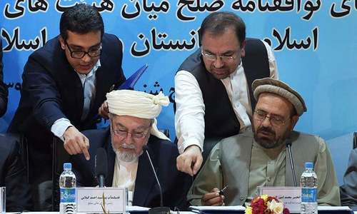 Afghanistan inks peace deal with Gulbuddin Hekmatyar Afghanistan inks peace deal with Gulbuddin Hekmatyar