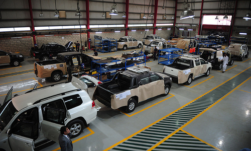 35 armoured vehicles exempted from duty