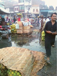 Fruit, vegetable market a picture of neglect