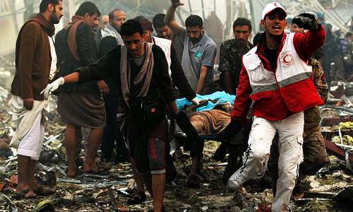 Over 140 dead, 525 injured as Saudi strike hits funeral ceremony in Yemen