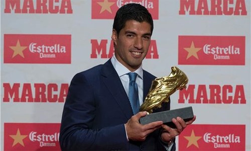 Luis Suarez wins European Golden Shoe again