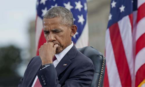 Trump's joy is Obama's pain