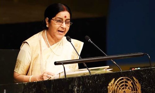 Indian Foreign Minister Sushma Swaraj suffers kidney failure