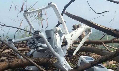 Indian quadcopter shot down by Pakistani forces near LoC: ISPR