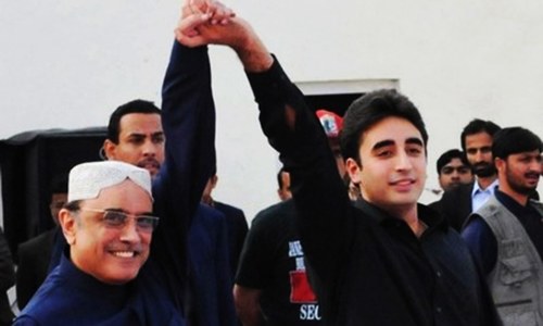 PPP factions hold intra-party polls to award top slots to Zardari, Bilawal PPP factions hold intra-party polls to award top slots to Zardari, Bilawal