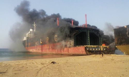 At least 5 dead as fire breaks out at Gadani shipbreaking yard At least 5 dead as fire breaks out at Gadani shipbreaking yard