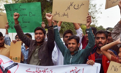 At Pakistani universities, fear rules supreme on Valentine's Day At Pakistani universities, fear rules supreme on Valentine's Day