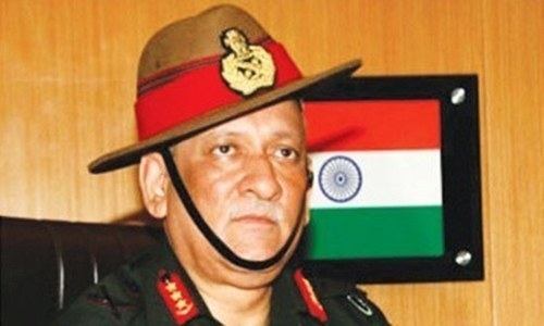 Indian army chief&rsquo;s threat against Kashmiris angers many
