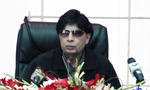 Nisar deflects blame for Sehwan bombing, places it on Sindh govt