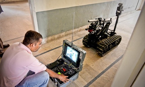 Bomb disposal unit to get costly gadgets, five robots Bomb disposal unit to get costly gadgets, five robots