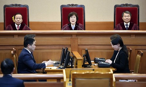 South Korean president sacked by top court
