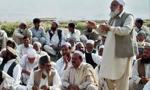 Tribal leaders challenge govt plan to merge Fata with KP Tribal leaders challenge govt plan to merge Fata with KP