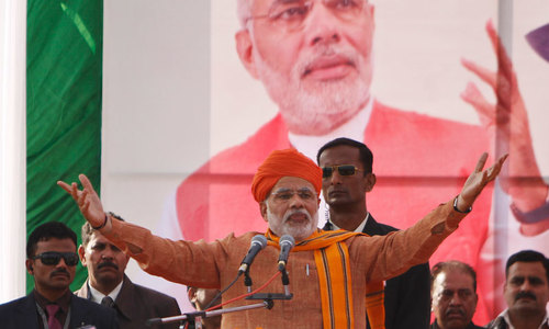 Modi promises 'New India' by 2022 as BJP guns for two more states