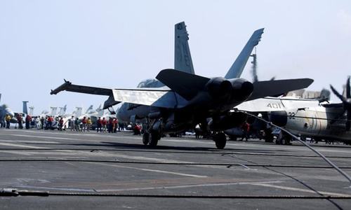 North Korea warns of 'merciless' strikes as US carrier joins South Korea drills