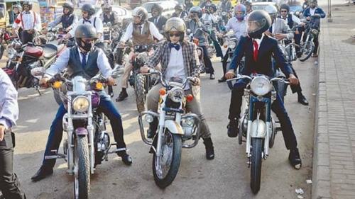 The Distinguished Gentleman's Ride cruises through Karachi