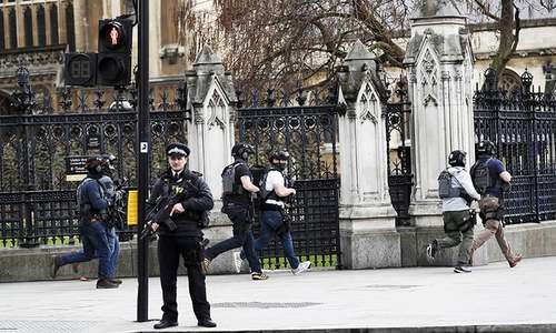 Four dead, including attacker, in UK parliament 'terror' assault Four dead, including attacker, in UK parliament 'terror' assault