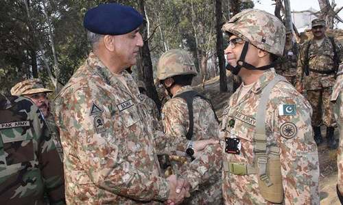 Fencing of Pak-Afghan border has commenced, says army chief Fencing of Pak-Afghan border has commenced, says army chief