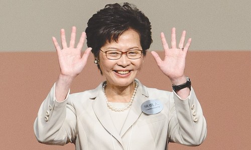 China-backed candidate elected Hong Kong leader China-backed candidate elected Hong Kong leader