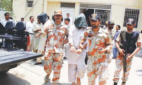 Rangers arrest five including MQM-L working for 'causing riots'