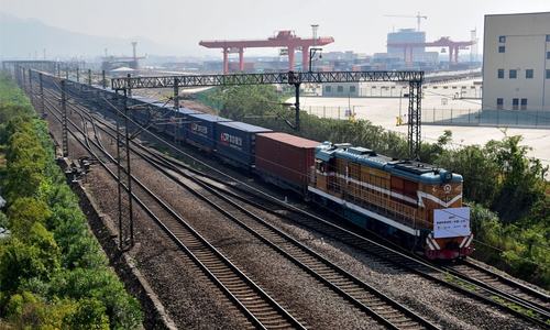 First direct London-China train completes 12,000km run