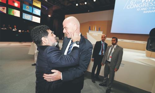 Infantino slams FIFA &lsquo;fake news&rsquo; and defends record