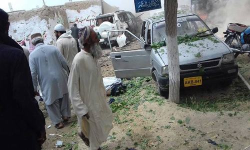 28 killed as Deputy Chairman Senate Haideri's convoy hit by explosion in Mastung 28 killed as Deputy Chairman Senate Haideri's convoy hit by explosion in Mastung