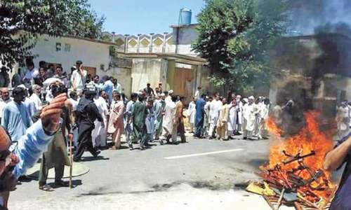 PTI lawmakers held for storming Pesco office in Batkhela