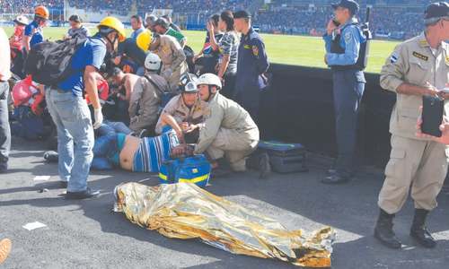 Four killed, dozens injured in Honduras football stadium stampede