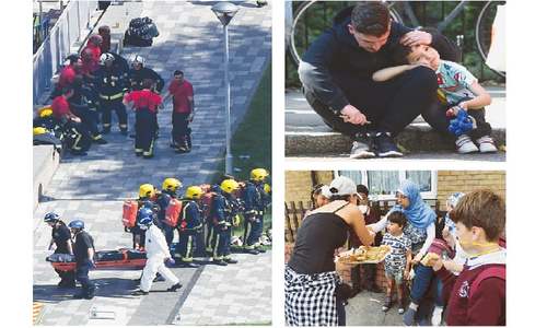 Local residents voice anger over London tower blaze