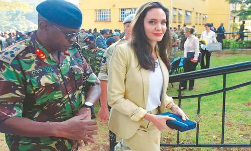 Angelina Jolie  urges better treatment of refugees