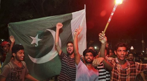 Pakistan's win against India was celebrated in Kashmir like never before