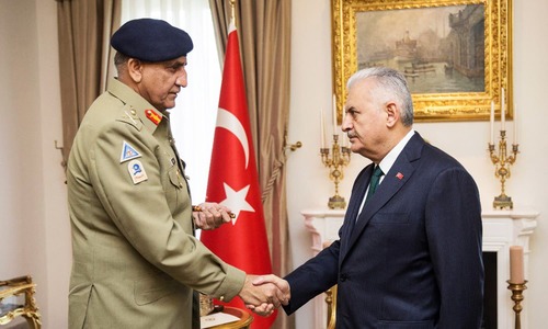 Pakistan supports Turkey's stance on Cyprus, COAS tells Turkish PM Pakistan supports Turkey's stance on Cyprus, COAS tells Turkish PM