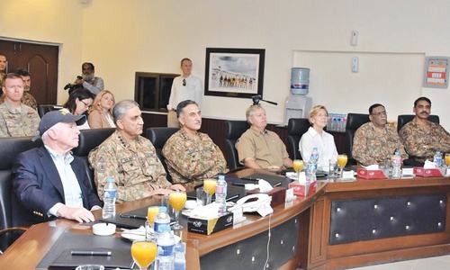 Drone kills four IS men before US senators visit South Waziristan