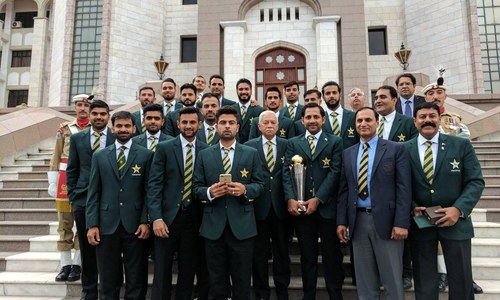 Sarfraz appointed Test captain at honorary reception for Pakistan team
