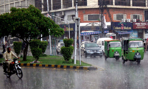 Another monsoon spell starts in upper parts of Pakistan